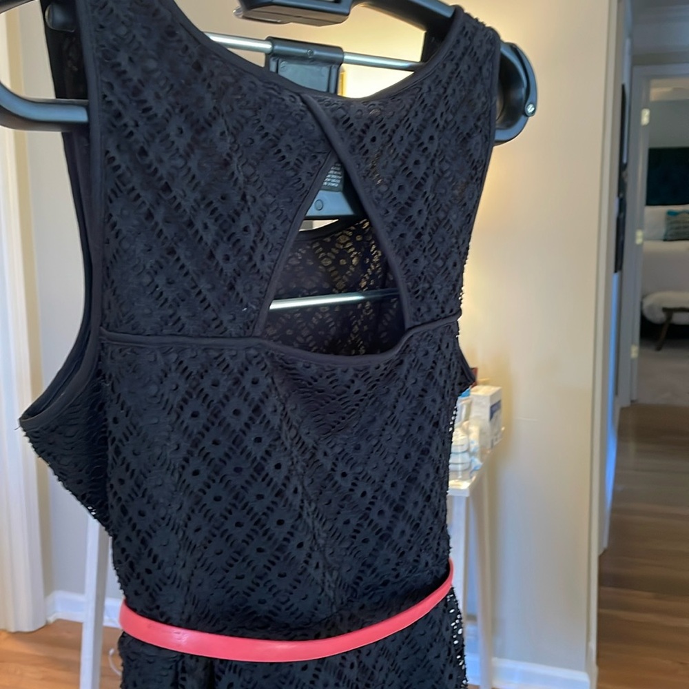 Black lace, a line dress from Lane Bryant, size 18 - Picture 3 of 7